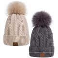 Soft Stretch Cable Knit Beanie Winter Beanie Hat